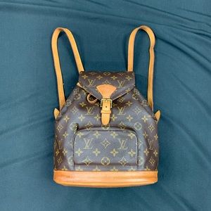 Authentic Louis Vuitton Montsouris MM backpack